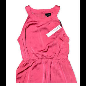 Nicole Miller of New York Maxi Dress Size 6 Coral Orange Blush with Pockets NWT